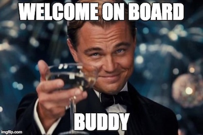 Welcome aboard